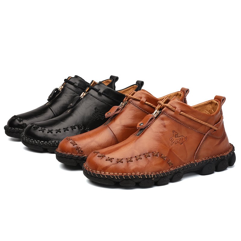 Martin bakancsok, koreai stílus, felső rész valódi bőr, gumitalp, alacsony sarok 1–3 cm