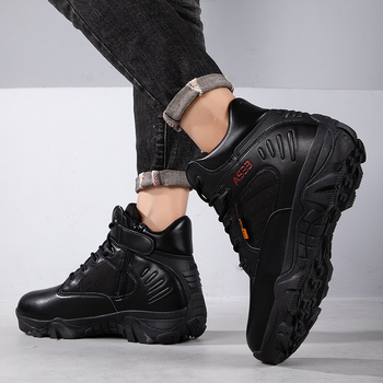 6675 Ανδρικά τακτικά μποτάκια εξωτερικού χώρου, για πεζοπορία και κατασκήνωση, ενήλικοι, πολεμικού στυλ