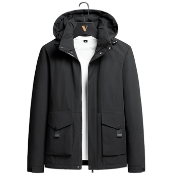 Ζακέτα Ba Feng Wolf με μακριά μανίκια, Stack γιακάς, ύφασμα Wire Cloth, περιεκτικότητα κύριου υφάσματος 95%+