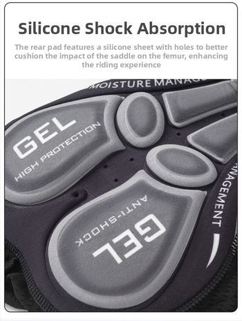 Планински велосипедни къси панталони с подплатена силиконова възглавничка, дишащи (Лято; Унисекс; За каране)