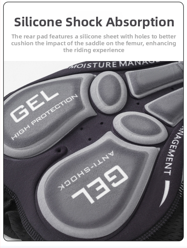 Планински велосипедни къси панталони с подплатена силиконова възглавничка, дишащи (Лято; Унисекс; За каране)