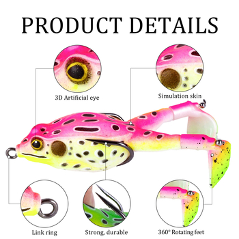 PRAINBASS Luya Ūdens Varde Mīkstā Māneklis — imitējošs māneklis, Tips: Ūdens Varde, Svars 13.5 g