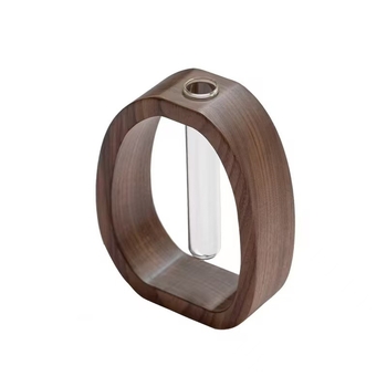 Ακανόνιστο ξύλινο αγγείο λουλουδιών για επιτραπέζιο χώρο με 1 επίπεδο αποθήκευσης - πολλαπλών χρήσεων φορητή βάση γλάστρας