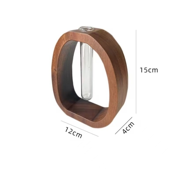 Ακανόνιστο ξύλινο αγγείο λουλουδιών για επιτραπέζιο χώρο με 1 επίπεδο αποθήκευσης - πολλαπλών χρήσεων φορητή βάση γλάστρας