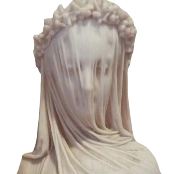 Декоративна забулена статуя за дома, смолена скулптура, модерен минималистичен стил, занаятчийски изделия от смола, стандартна опаковка