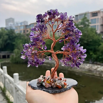 Δέντρο κρυστάλλου - μάρκα Light spring, υλικό κρύσταλλο, συσκευασία σε PP σακούλα, μοντέρνο μινιμαλιστικό στυλ