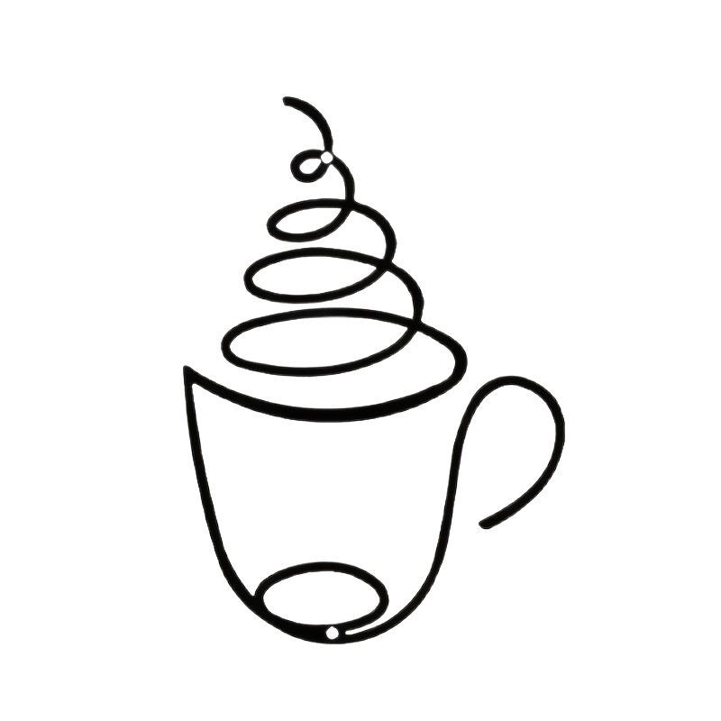 Metalo zidno umjetničko djelo s kavom – dekor za dom, kafić i ured; kategorija: metalni rukotvorine