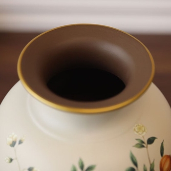 Керамична ваза, Нов китайски стил, рекламни подаръци, бизнес подарък, подходяща за рождени дни и нов дом