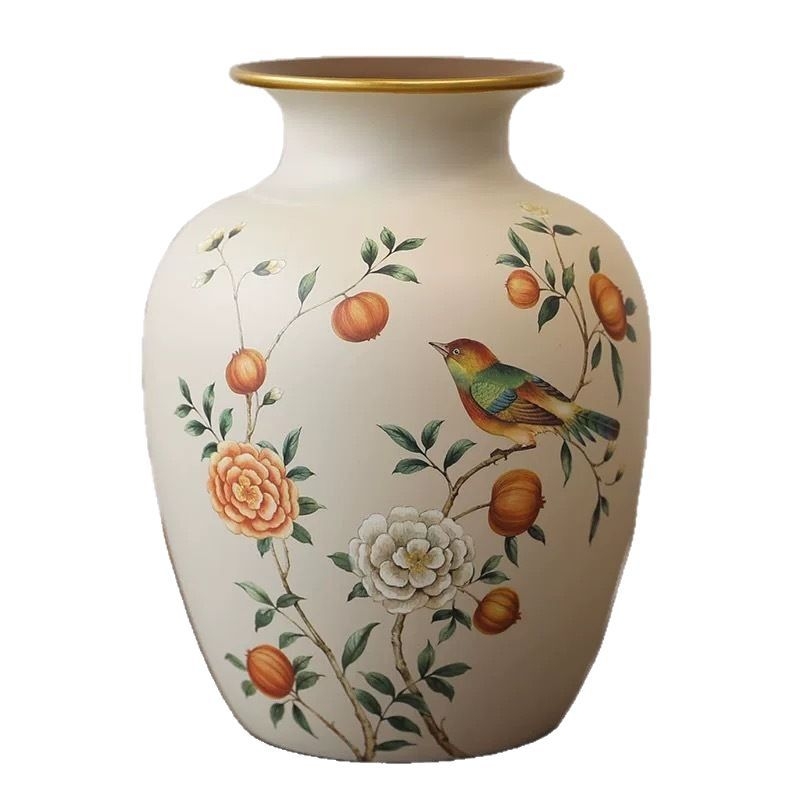 Керамична ваза, Нов китайски стил, рекламни подаръци, бизнес подарък, подходяща за рождени дни и нов дом