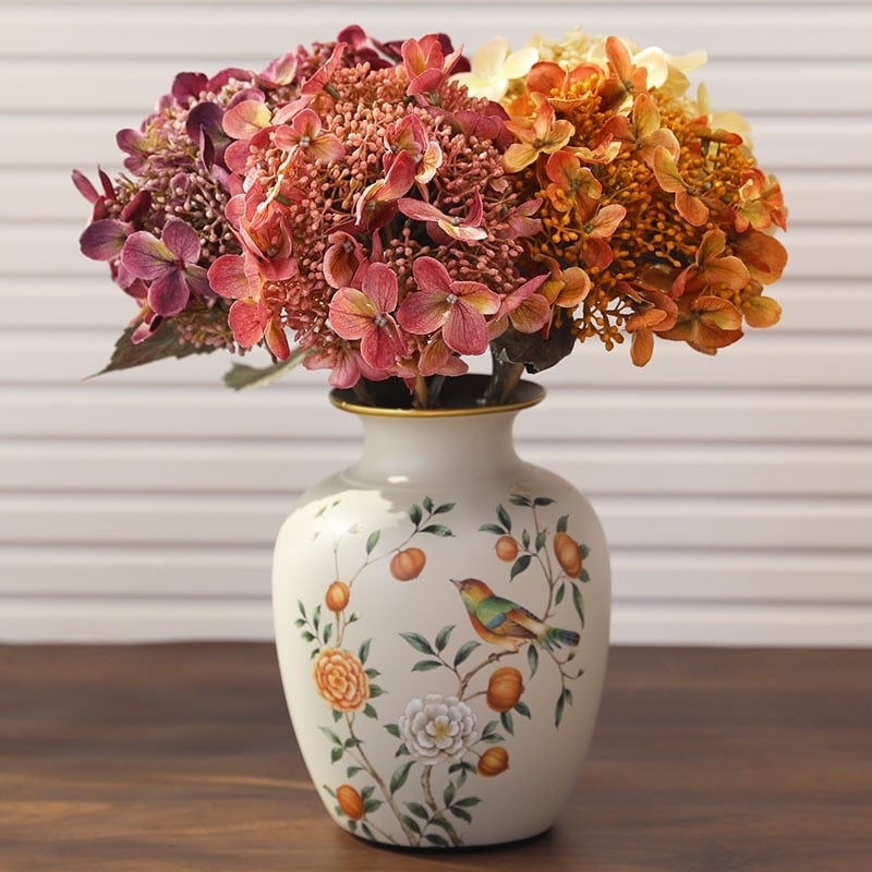 Керамична ваза, Нов китайски стил, рекламни подаръци, бизнес подарък, подходяща за рождени дни и нов дом