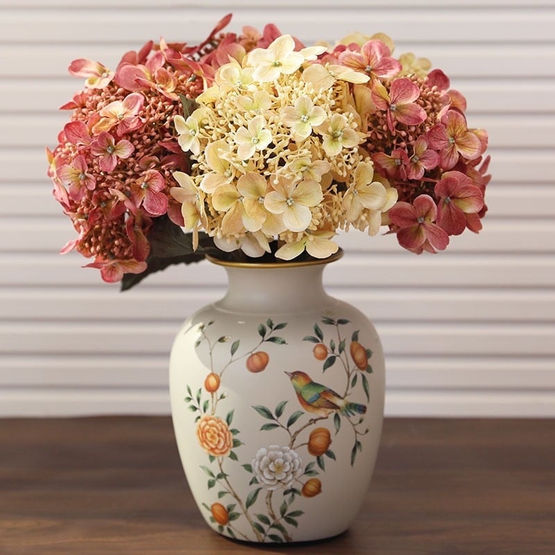 Керамична ваза, Нов китайски стил, рекламни подаръци, бизнес подарък, подходяща за рождени дни и нов дом