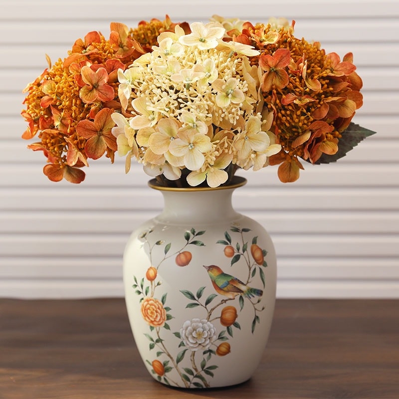Керамична ваза, Нов китайски стил, рекламни подаръци, бизнес подарък, подходяща за рождени дни и нов дом
