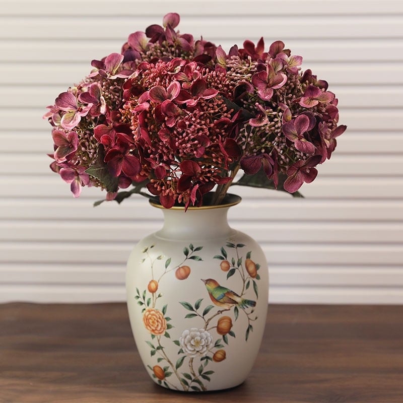 Керамична ваза, Нов китайски стил, рекламни подаръци, бизнес подарък, подходяща за рождени дни и нов дом