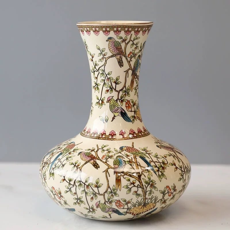 Керамична ваза, Нов китайски стил, рекламни подаръци, бизнес подарък, подходяща за рождени дни и нов дом