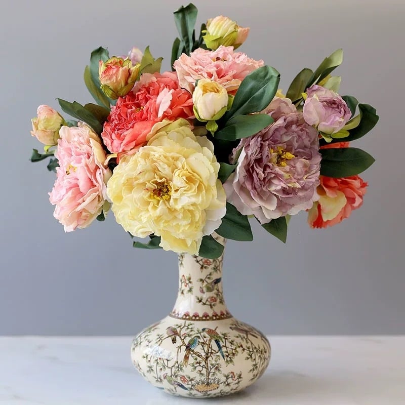 Керамична ваза, Нов китайски стил, рекламни подаръци, бизнес подарък, подходяща за рождени дни и нов дом