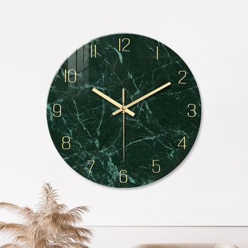 Rongke falióra márványmintás, edzett üveg, kvarc mechanizmus LongDeLi5188S, modell BL133, 4 mm vastagság