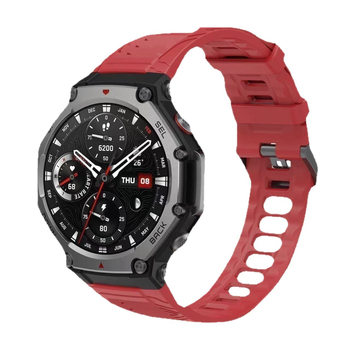 Ανταλλακτικό λουράκι σιλικόνης για Amazfit T-Rex 3 με αγκράφα, 25 γρ., προσαρμοζόμενο μέγεθος διεπαφής