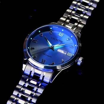 Laurette ανδρικό quartz ρολόι, μοντέλο SL28, αδιάβροχο 30Μ, φωτιζόμενο καντράν, ημερομηνία και ημέρα