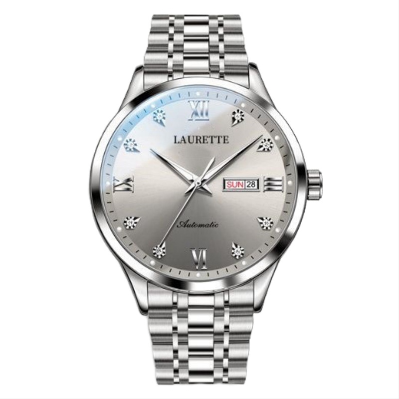 Laurette pánske kvarc hodinky, model SL28, 30M vodotesné, luminiscenčný ciferník, kalendár a deň v týždni