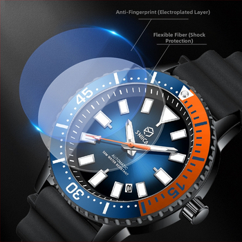 Ανδρικό ρολόι Schniga Quartz – αδιάβροχο μέχρι 30 m, αναλογικός δείκτης, λουράκι σιλικόνης, κάσα κράμα, ορυκτό ενισχυμένο γυαλί, σπειροειδής κορώνα