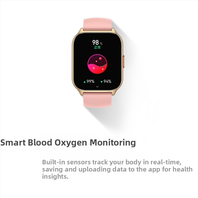 Išmanusis laikrodis P95 su Bluetooth skambučiais, širdies ritmo ir kraujo deguonies stebėjimu, miego stebėsena, orų prognozė ir žinučių priminimai