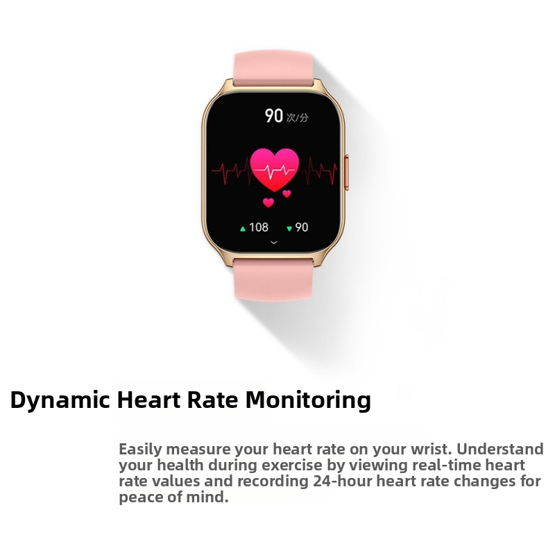 Išmanusis laikrodis P95 su Bluetooth skambučiais, širdies ritmo ir kraujo deguonies stebėjimu, miego stebėsena, orų prognozė ir žinučių priminimai