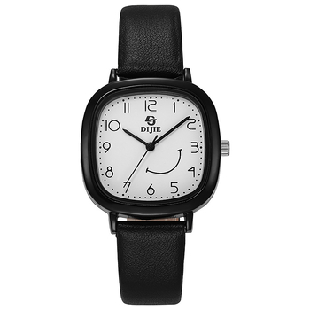 Κοριτσίστικο ρολόι με τετράγωνο καντράν, μηχανισμός quartz, κάσα Diecast, λουρί Diecast, αγκράφα τύπου pin