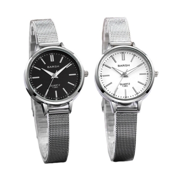 Γυναικείο ρολόι με mesh ζώνη, μινιμαλιστικός σχεδιασμός, κίνηση Quartz, παγκόσμια ώρα, κάσα από κράμα, κούμπωμα αναδίπλωσης απλής