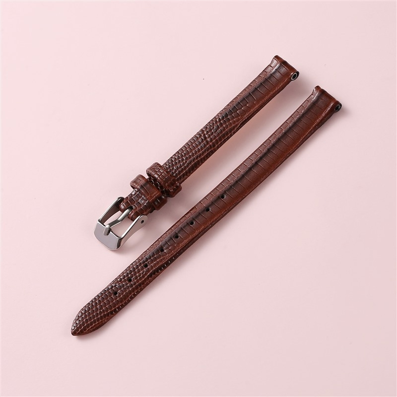 Remen za sat s uzorkom reptila, ultra tanak, mekan, vodootporan i prozračan, PU materijal (Podrijetlo: Foshan; Materijal remena: PU; Sezona: proljeće 2024; Stil: osobni trend)