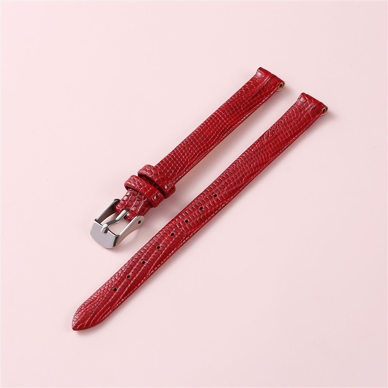 Remen za sat s uzorkom reptila, ultra tanak, mekan, vodootporan i prozračan, PU materijal (Podrijetlo: Foshan; Materijal remena: PU; Sezona: proljeće 2024; Stil: osobni trend)