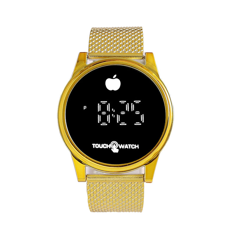 Електронен часовник с цифров дисплей за студенти (цифров дисплей; електронен механизъм; водоустойчивост: няма; кръгъл циферблат; пластмасов корпус; пластмасов ремък)