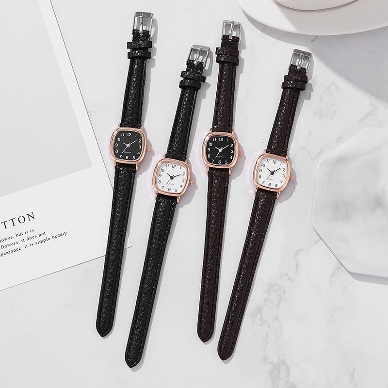 Ženski kvarcni sat s plastičnim kućištem i remenom, ovalni brojčanik, promjer brojčanik 18 mm