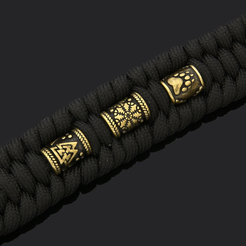 Βραχιόλι για άνδρες - Viking Thor`s Hammer motif, ανοξείδωτο ατσάλι, γυαλιστερό, 60 g, άνοιξη 2023