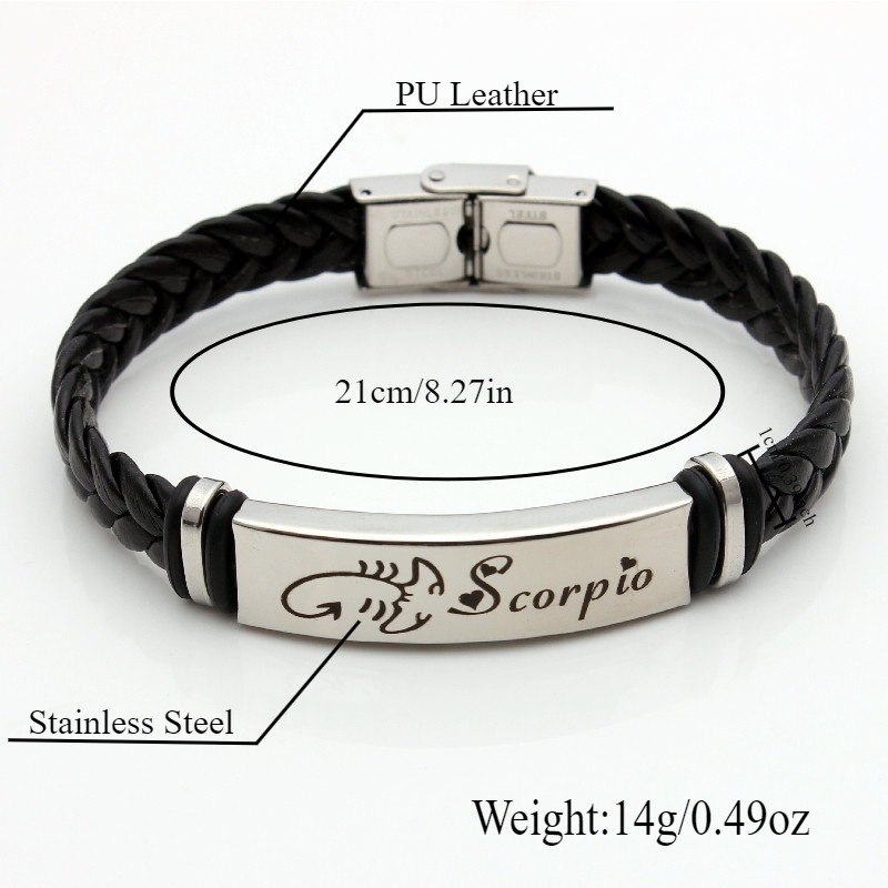 Rozsdamentes acél gravírozott karkötő konstelláció alakú, uniszex retro stílus, elektroplattált, őszi 2024