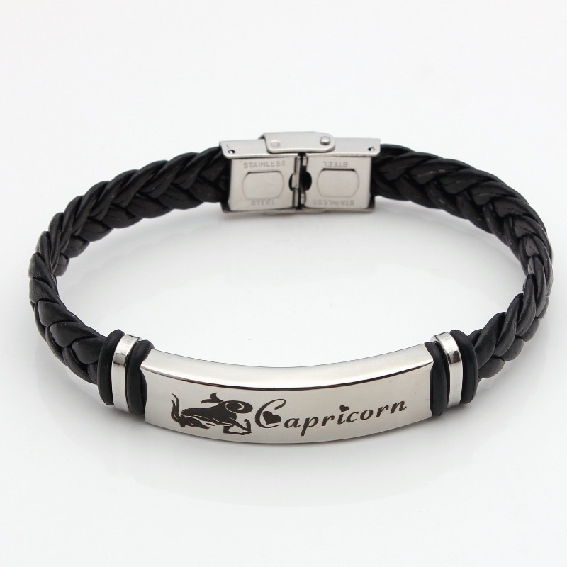 Rozsdamentes acél gravírozott karkötő konstelláció alakú, uniszex retro stílus, elektroplattált, őszi 2024