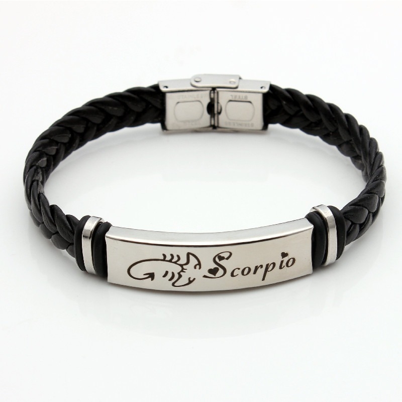 Rozsdamentes acél gravírozott karkötő konstelláció alakú, uniszex retro stílus, elektroplattált, őszi 2024