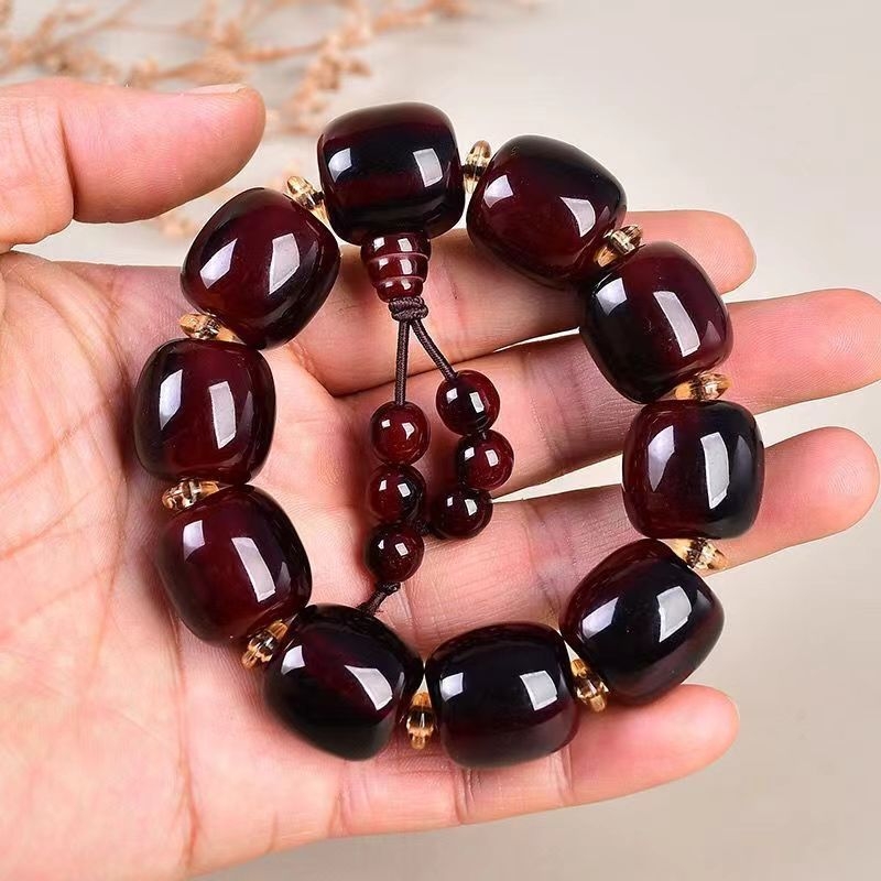 Βραχιόλι από πλαστικό/ρητίνη, εθνοτικό στυλ, unisex γεωμετρικό σχέδιο, γυαλιστερή επιφάνεια