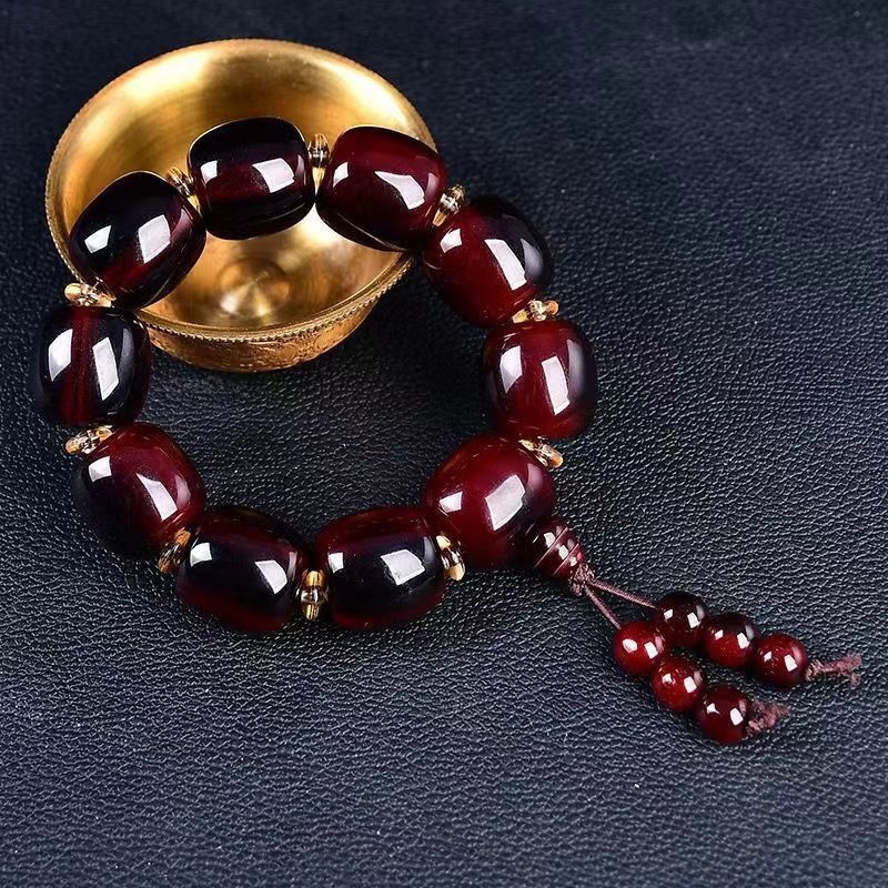 Βραχιόλι από πλαστικό/ρητίνη, εθνοτικό στυλ, unisex γεωμετρικό σχέδιο, γυαλιστερή επιφάνεια