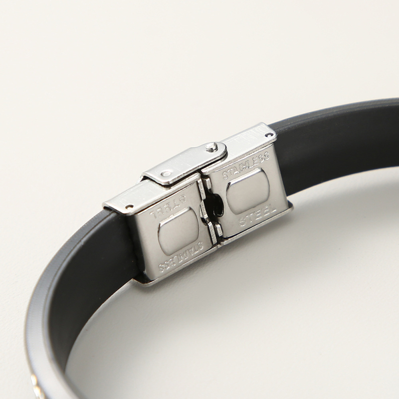 Hip-hop narukvica od titan čelika, ručno izrađena, unisex, geometrijski stil