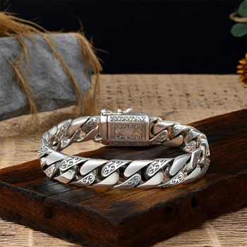 Brățară pentru bărbați din aliaj de cupru, formă de floare, placare electrolitică, stil personal, cadou de călătorie