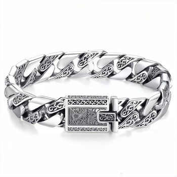 Brățară pentru bărbați din aliaj de cupru, formă de floare, placare electrolitică, stil personal, cadou de călătorie