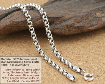 Κολιέ Rich deer από ασήμι S925 με δαχτυλίδι 3 mm, ύφαντό στυλ με κορδόνι