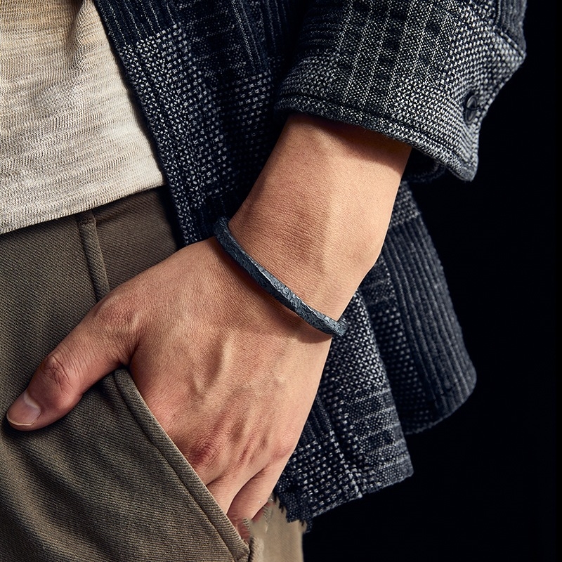 Βραχιόλι Mobius με βάση χαλκού, ηλεκτροπλατίωση, ρετρό στυλ, μάρκα Seven Shang, βάρος 20 g