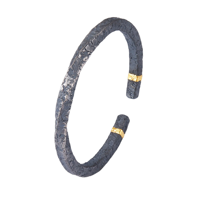 Βραχιόλι Mobius με βάση χαλκού, ηλεκτροπλατίωση, ρετρό στυλ, μάρκα Seven Shang, βάρος 20 g