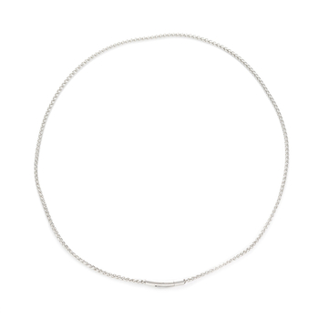 Κολιέ από τιτάνιο ατσάλι, στριφτή αλυσίδα, σχέδιο U-σχήματος, υλικό μενταγιόν τιτάνιο ατσάλι, unisex