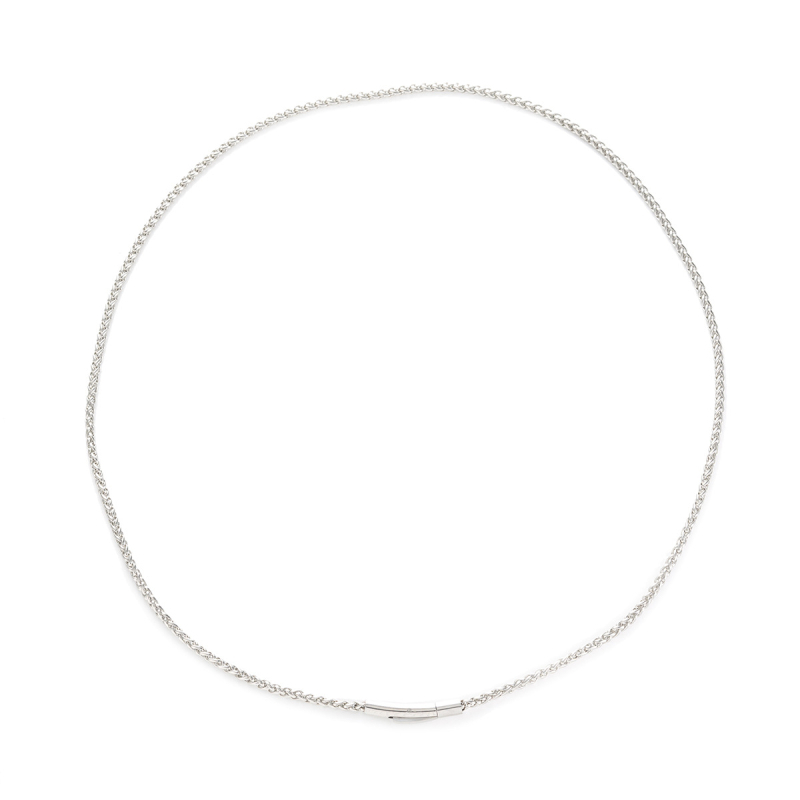 Lanac od titanijskog čelika s twist dizajnom, U-oblik, materijal privjeska titanijskog čelika, unisex