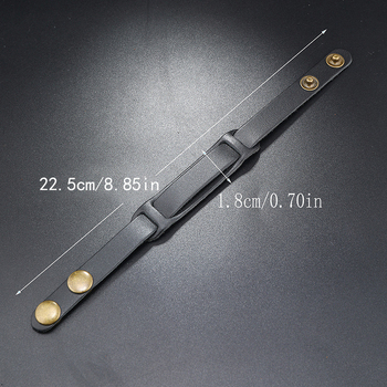 Гривна с панк стил, унисекс, ретро, геометричен дизайн (Материал: Cortex; Обработката: Ръчна изработка; Марка: Punk; Стил: Unisex, Vintage; Дизайн: Геометричен)