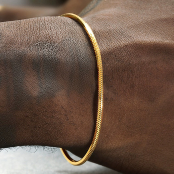 Κολιέ από τιτάνιο ατσάλι με οκταγωνική αλυσίδα φιδιού, γεωμετρικό στυλ, φινίρισμα Seiko, unisex