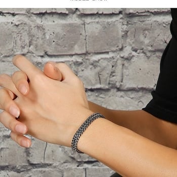 кубинска гривна за мъже, унисекс геометричен дизайн, медно-пластмасова електроплатирана бижутерия