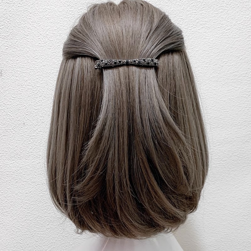 Украса за глава с пружинна щипка - сплав, електроплакиране, марка Shell, стил свеж и сладък